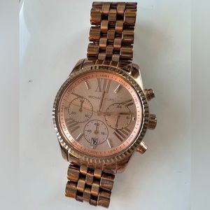 Michael Kors rose gold watch